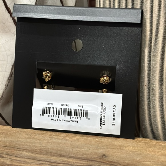 NWT Coach Heart Cherry Huggie Earrings with Original Earring Card - Picture 6 of 8